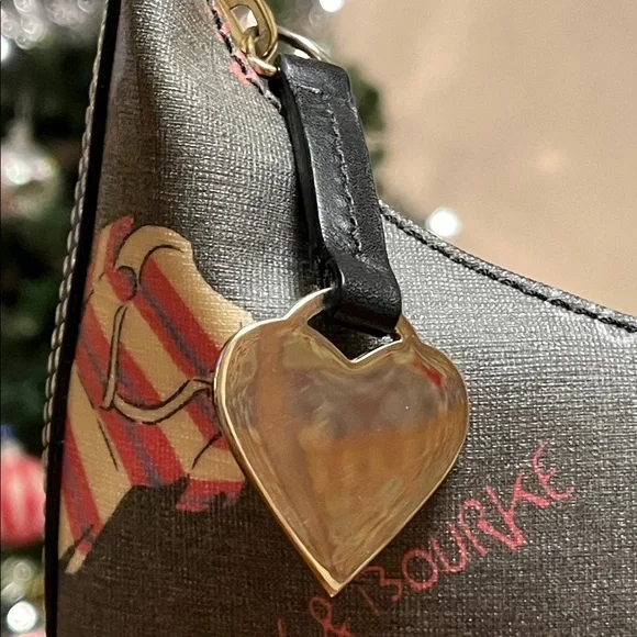 Dooney & Bourke Black Hobo Bag with Colorful Design, new! Very cute bag - Picture 9 of 11